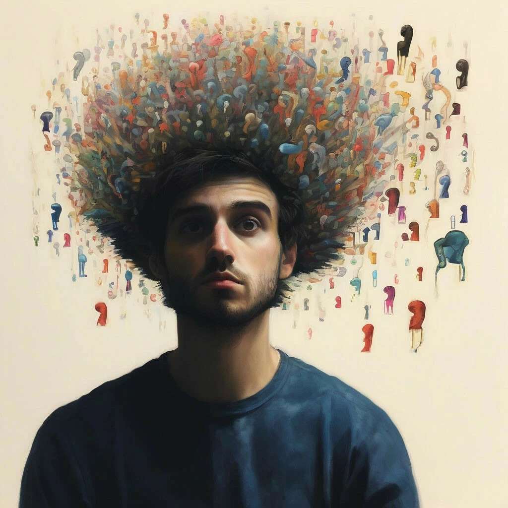 Задается вопросом, ломает голову