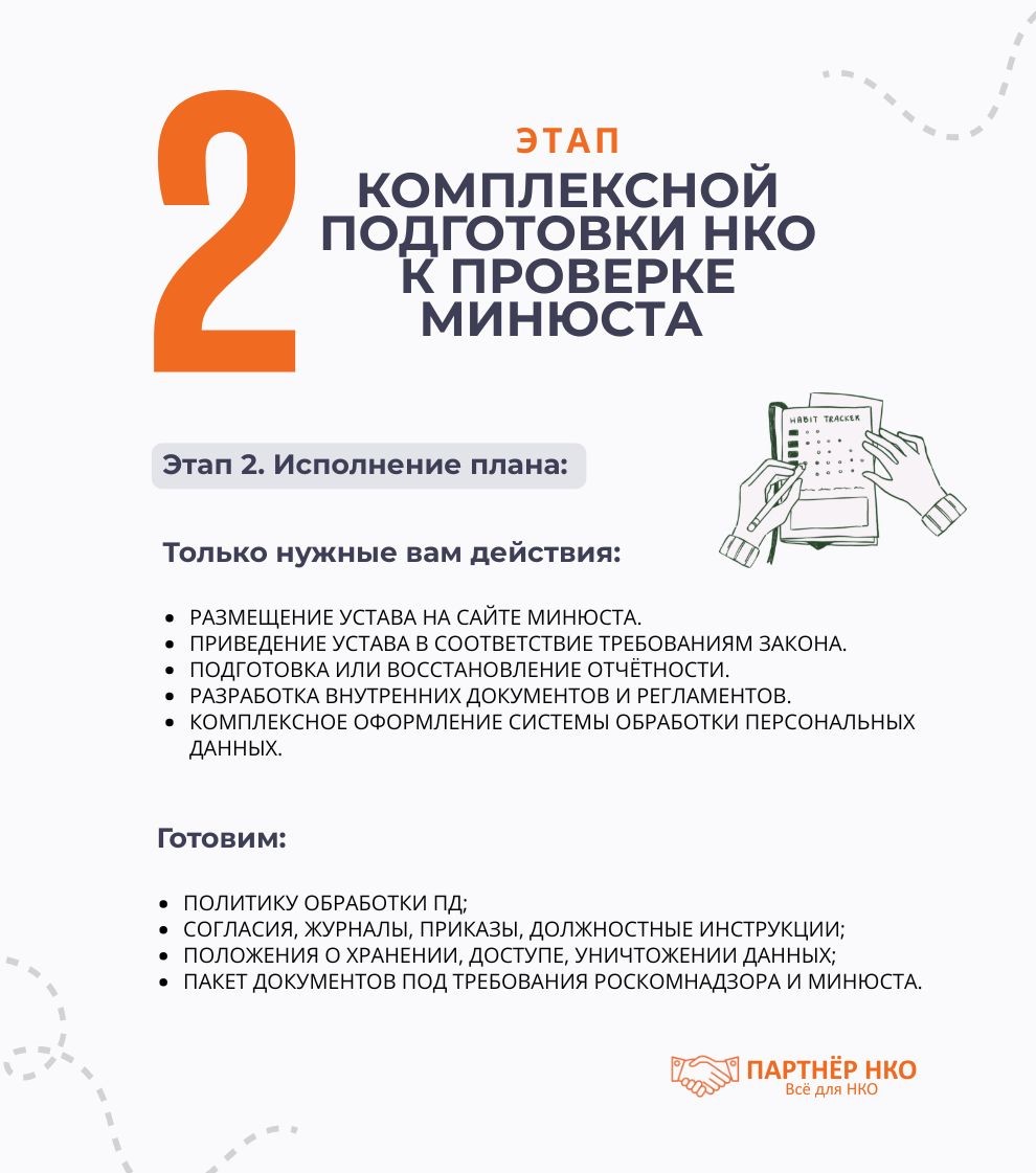 Этап проверки Минюстом 2