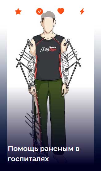 Помощь раненым в госпиталях