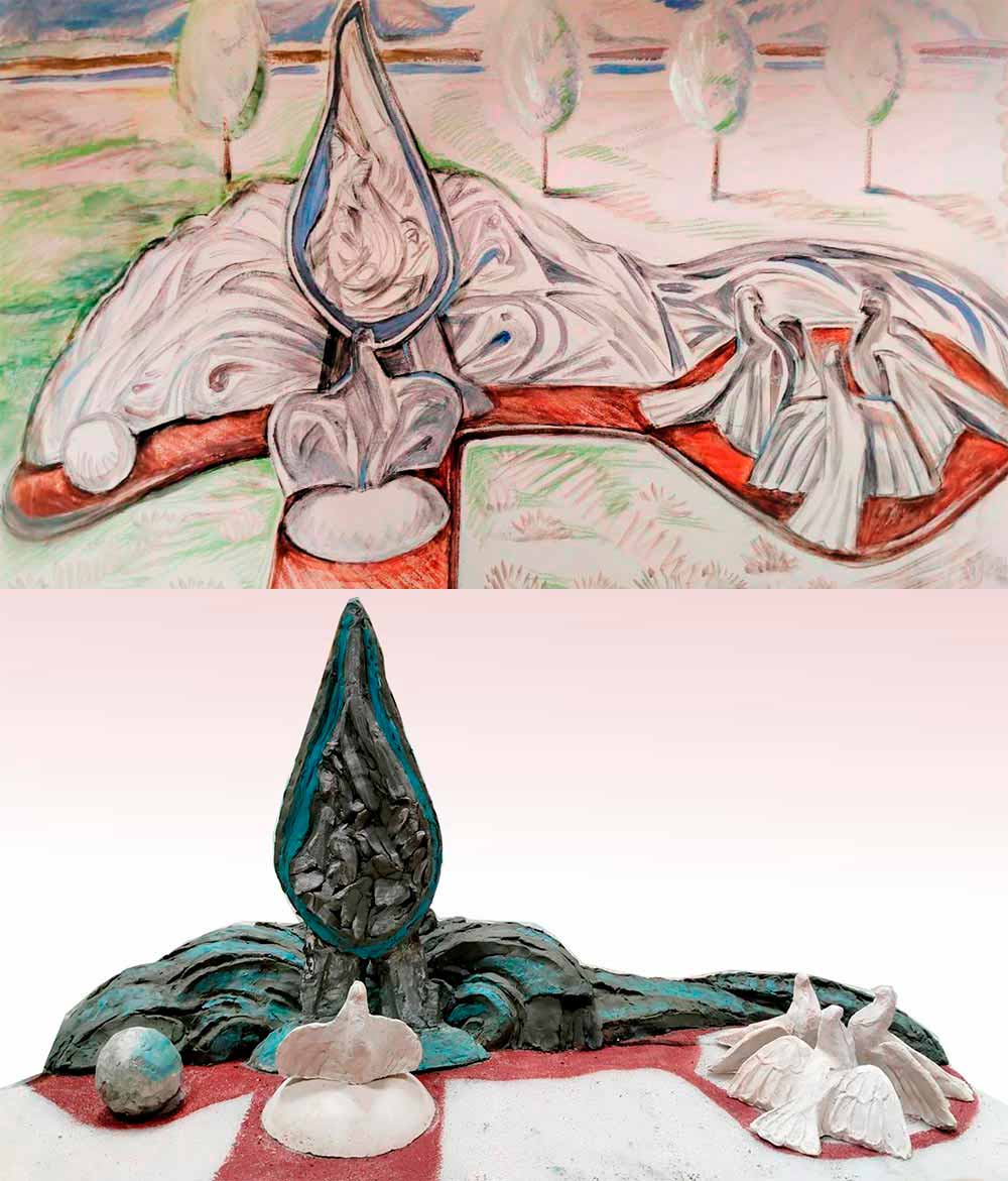 проект памятника «Река жизни»