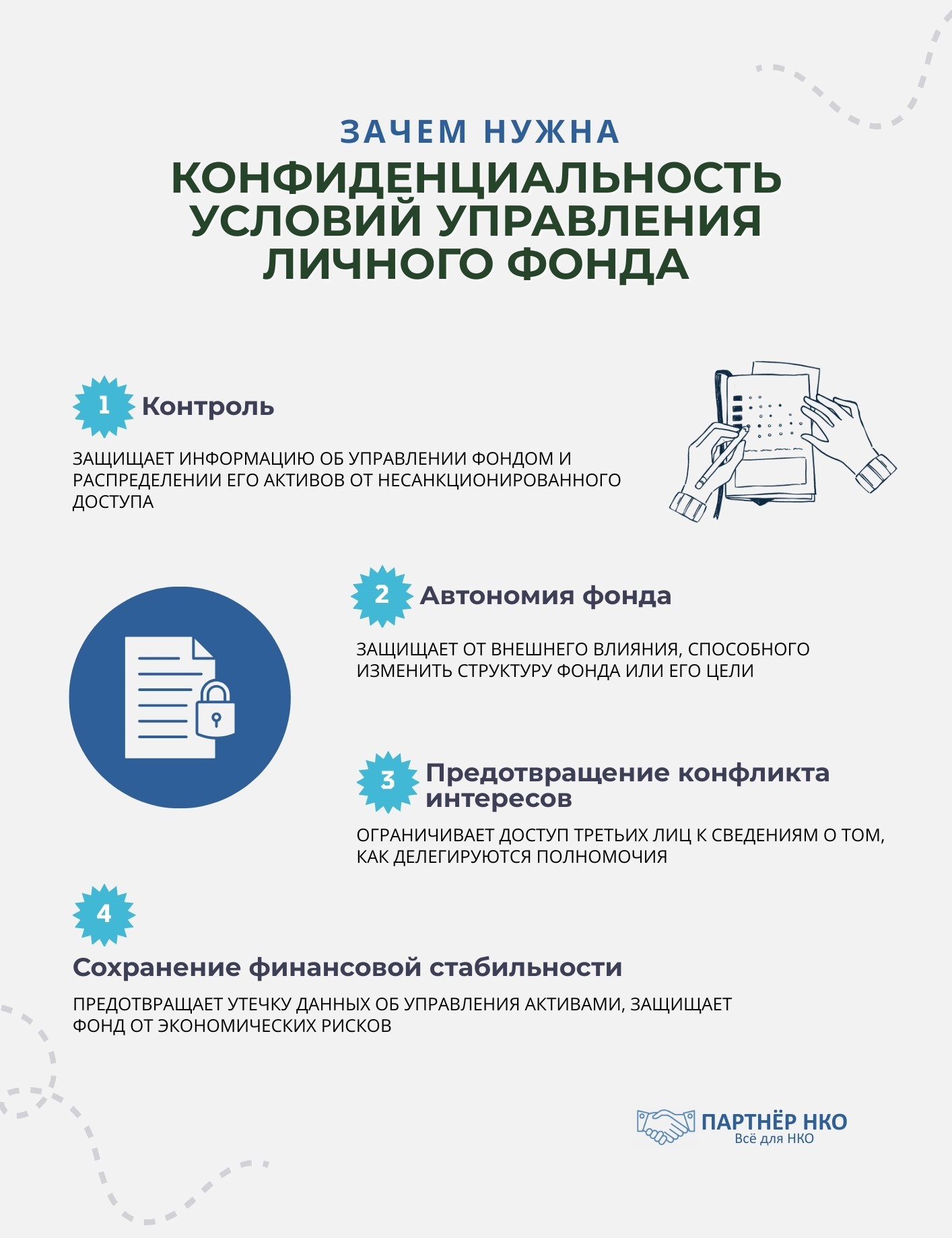 Конфиденциальность личного фонда