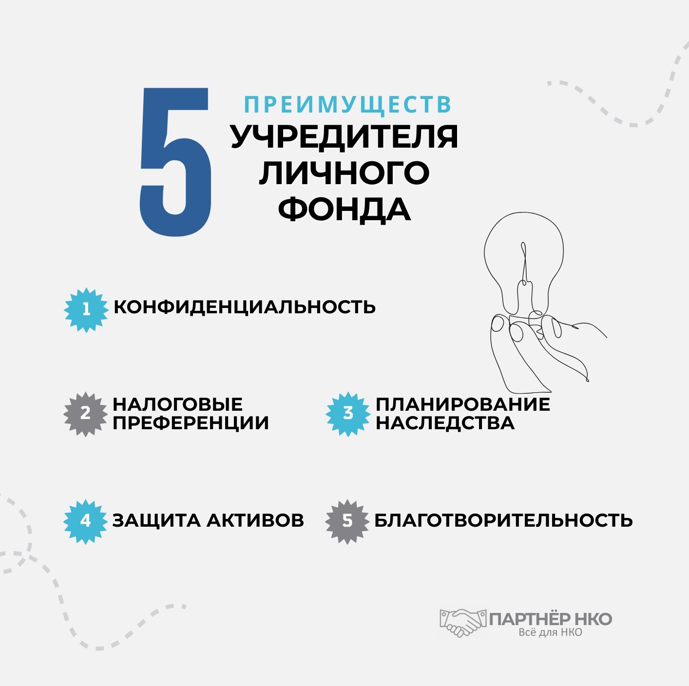 учредитель личного фонда преимущества