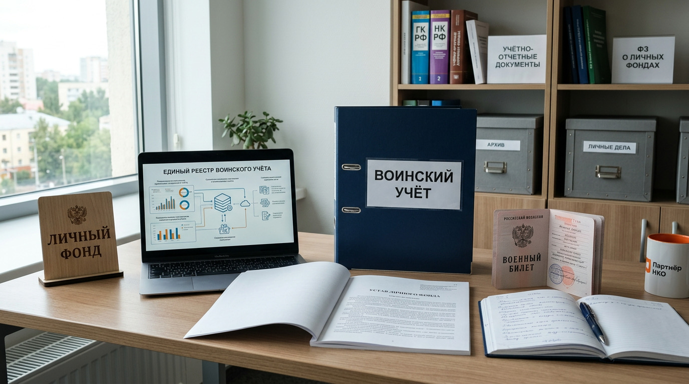 Воинский учет в личном фонде