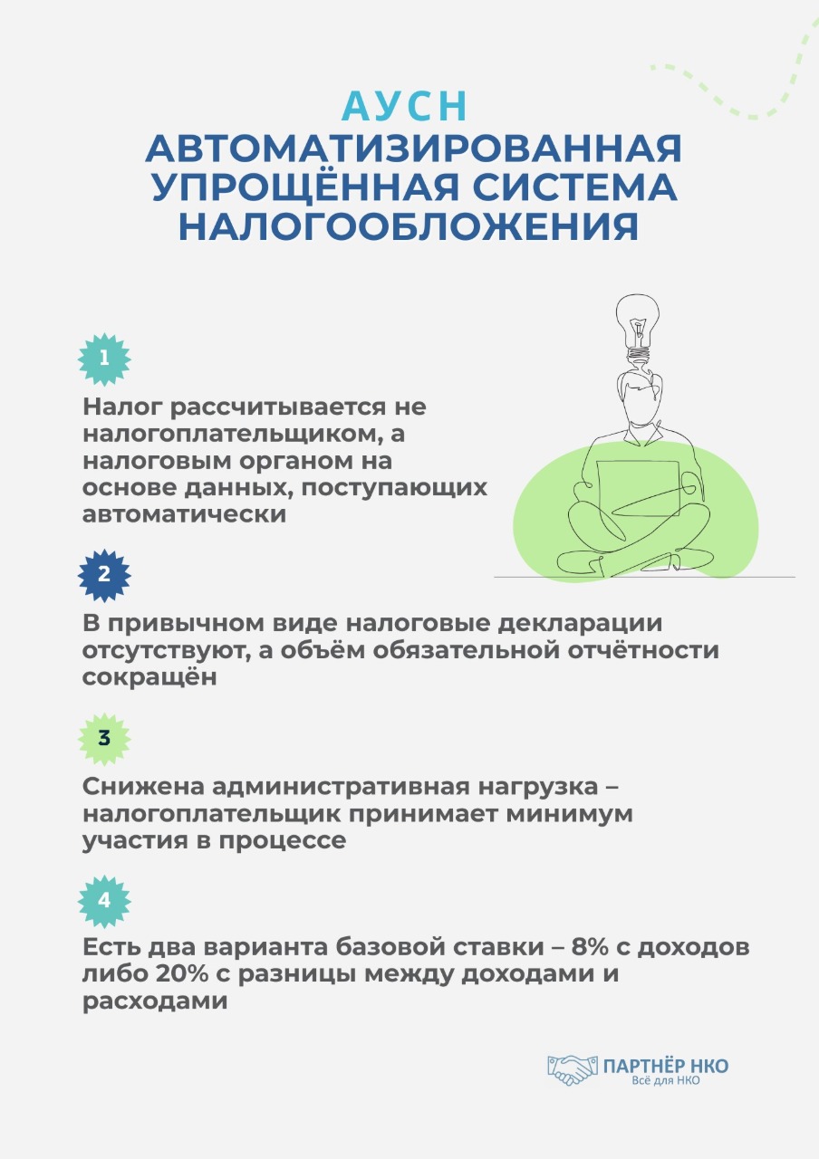 АУСН для личного фонда